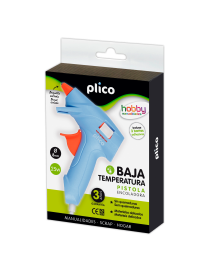 PISTOLA SILICONA PLICO BAJA TEMPERATURA 25W 8MM