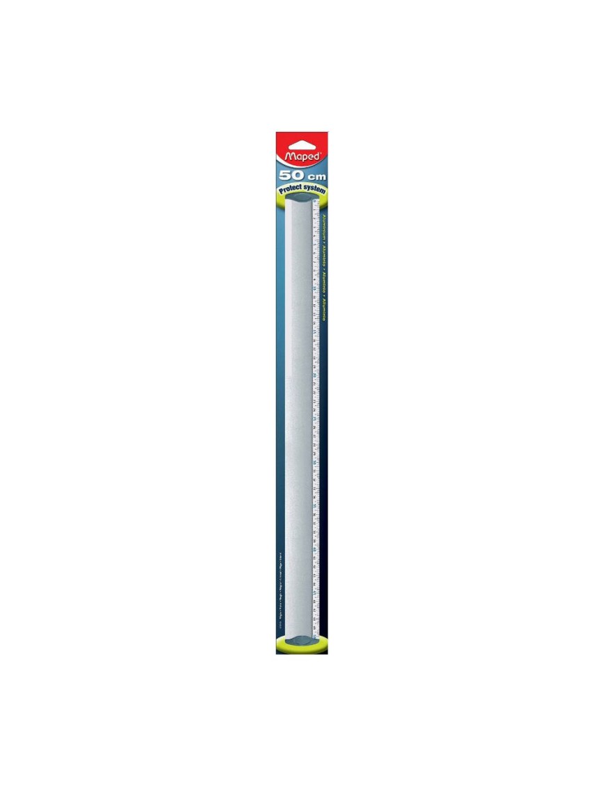 REGLA DE ALUMINIO DE 50 CM. MARCA MAPED