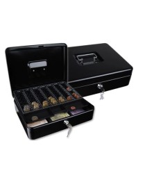 CAJA CAUDALES NEGRA CON BANDEJA 30X24X90