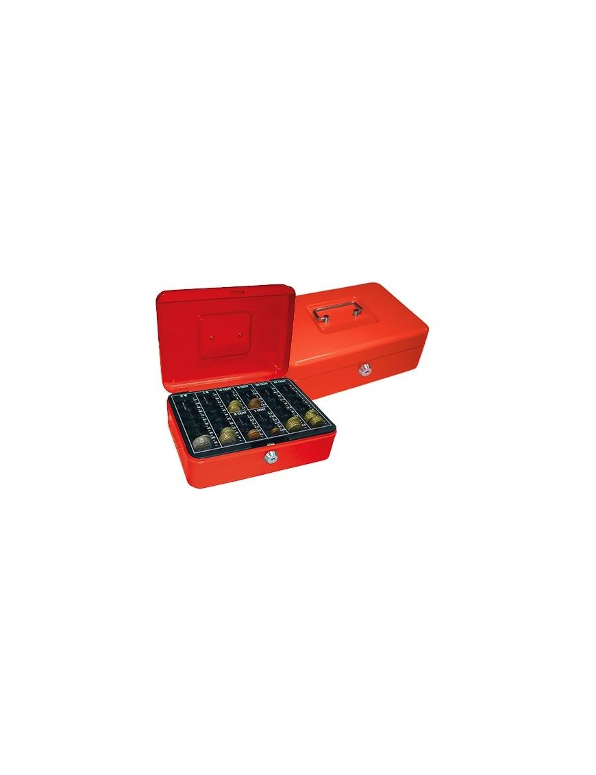 CAJA CAUDALES ROJA 250X180X90