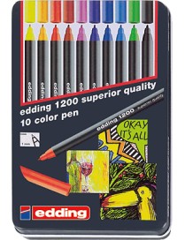 ROTULADOR EDDING 1200 C/METAL 10 U.