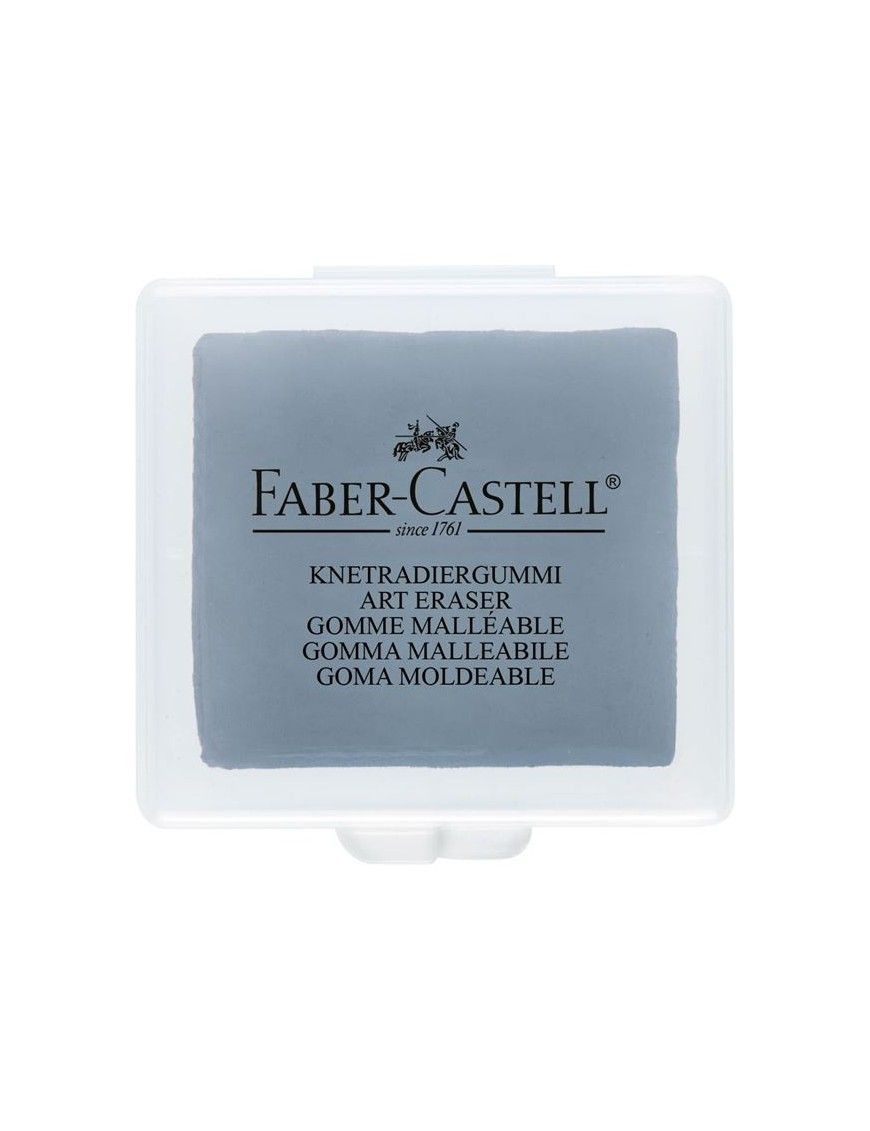 GOMA MOLDEABLE GRIS CARBONCILLO FABER CASTELL