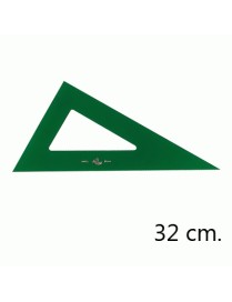 ESCUADRA VERDE 32 CM.FABER CASTELL.