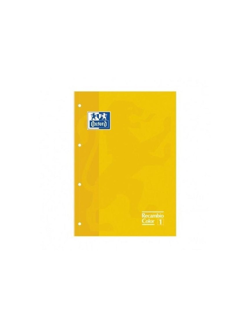 RECAMBIO DE 80 HOJAS AMARILLO OXFORD