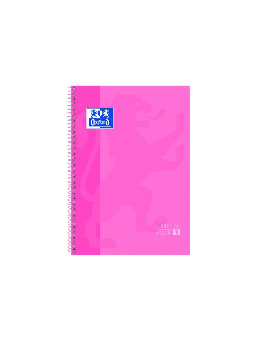 BLOC OXFORD 80H 90GR 5X5 T.E. ROSA CHICLE.