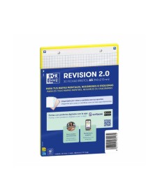 FICHA REVISION A5 CUADRICULA 30FICHAS 5X5 AMARILLO