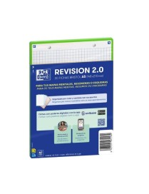FICHA REVISION A5 CUADRICULA 30FICHAS 5X5 TURQUESA