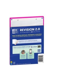 FICHA REVISION A5 CUADRICULA 30FICHAS 5X5 FUCSIA