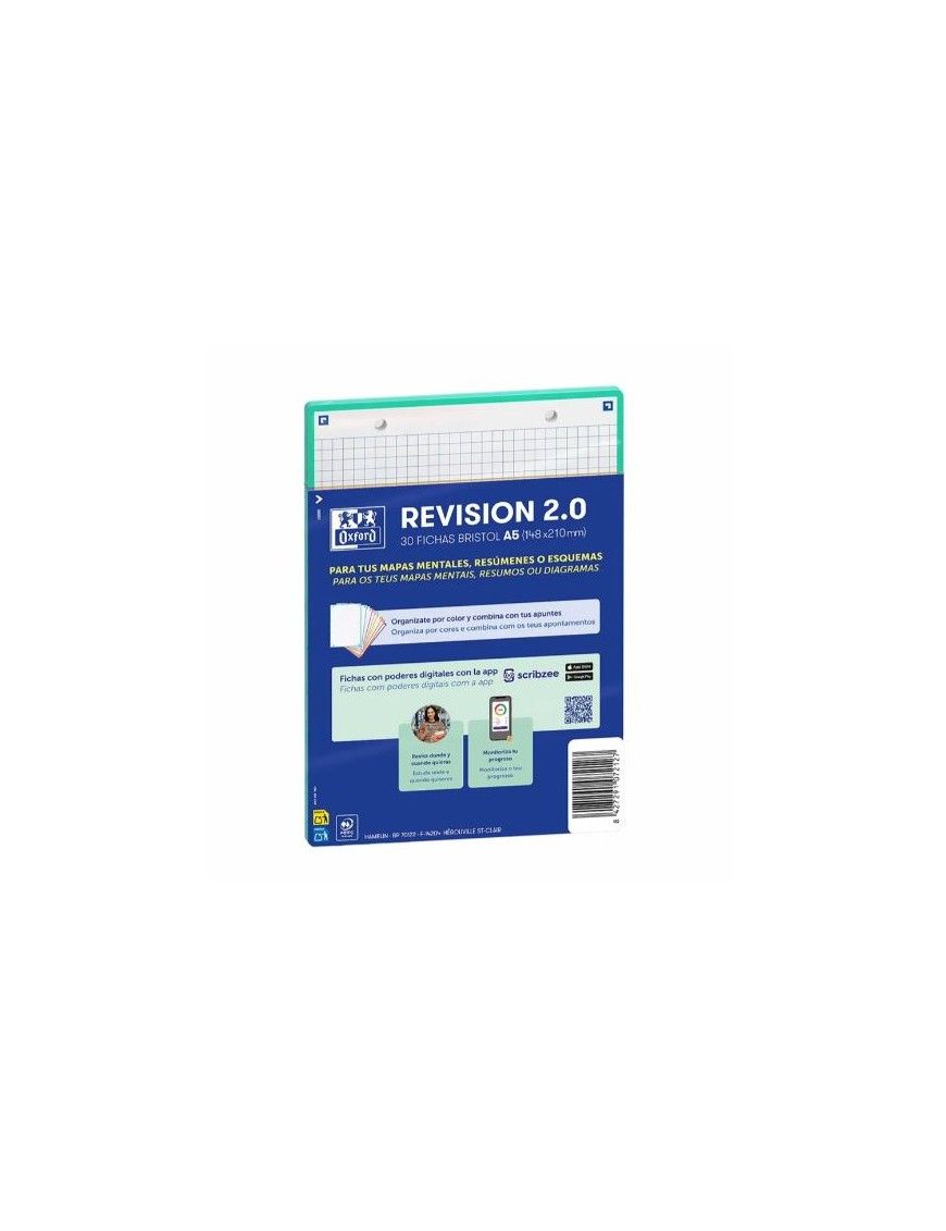 FICHA REVISION A5 CUADRICULA 30FICHAS 5X5 ICE