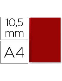 TAPA ENCUADERNAR 10,5 MM CHANNEL B BURDEOS RIGIDA