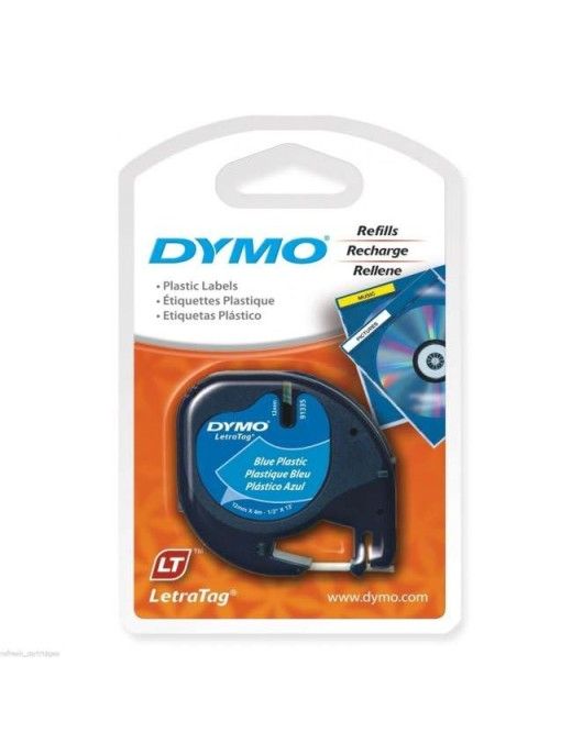 CINTA DYMO LETRATAG (91205) NG.AZ. 12MMX4M.