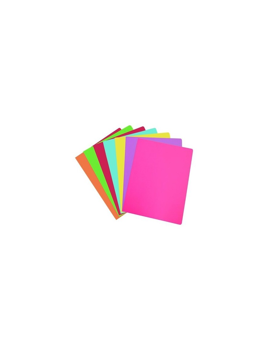 PACK 50 CARTULINAS A4 SURTIDAS COLORES INTENSOS