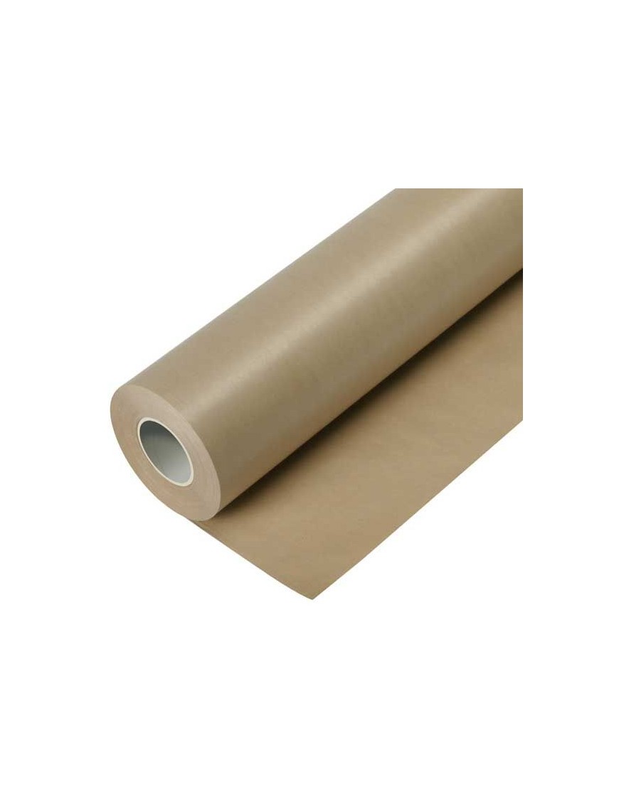 BOBINA KRAFT 1.10 X 500 METROS MARRON