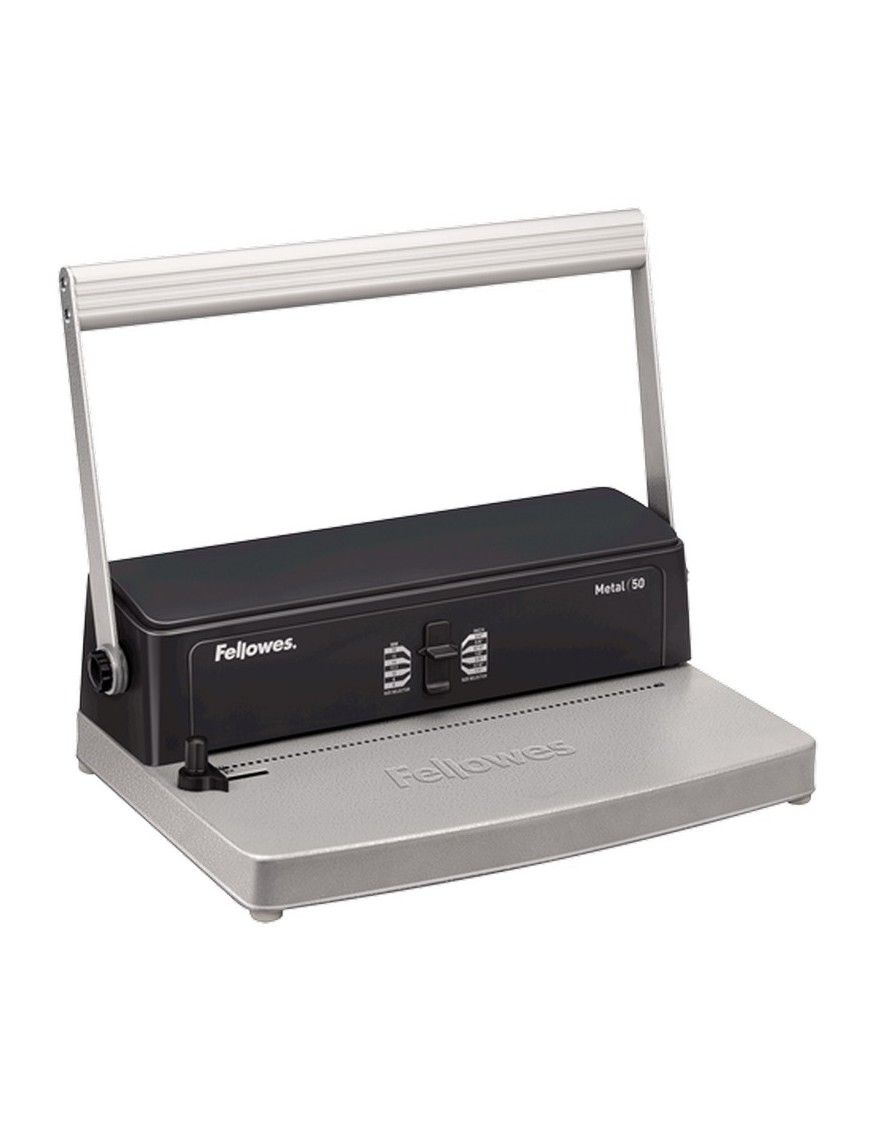 FELLOWES ENCUADERNADORA METAL 50 ESPIRAL A4