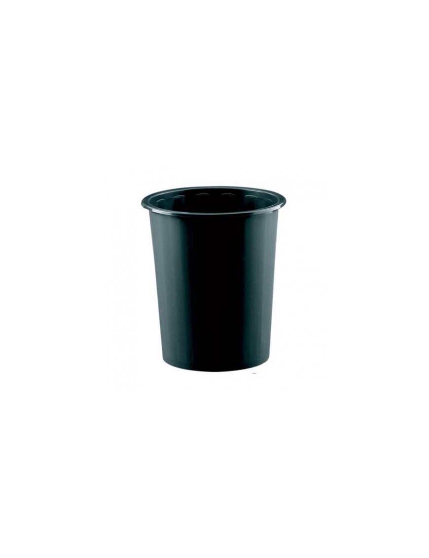 PAPELERA PLASTICO NEGRA FAIBO