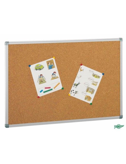 TABLERO CORCHO 120X180 MARCO ALUMINIO REF 601-9