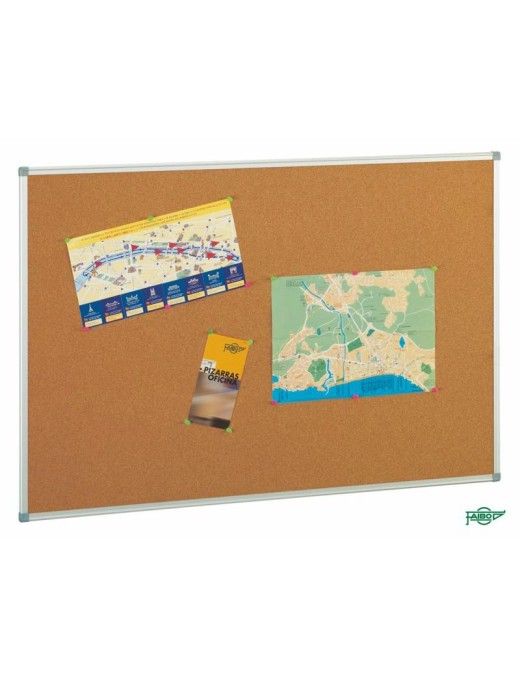 TABLERO CORCHO 120X180 MARCO ALUMINIO REF 820-12