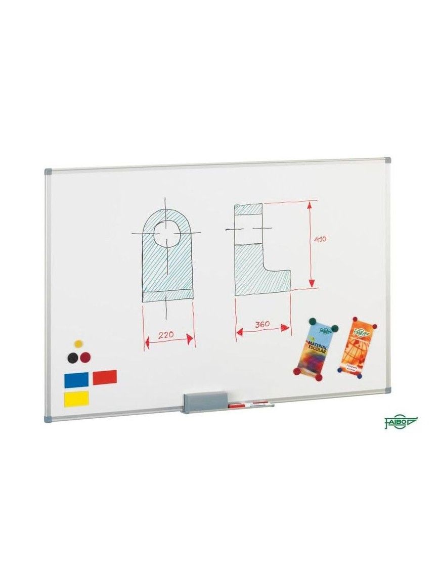 PIZARRA BLANCA 45X60 MODELO 840-1 FAIBO