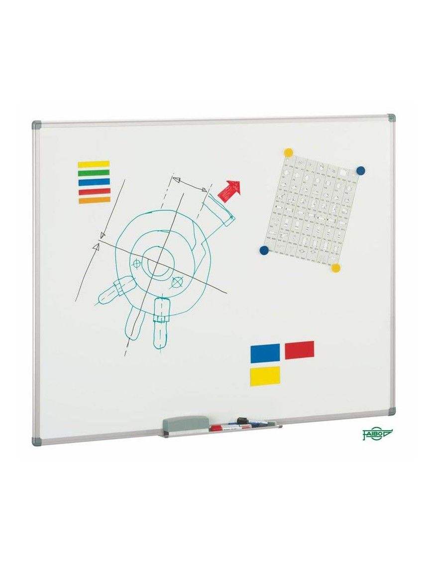 PIZARRA BLANCA MATE RETROPROYECCION 122X200 FAIBO