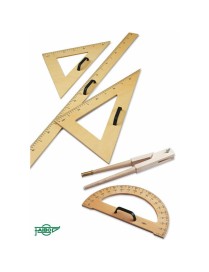 SET PIZARRA ESCUADRA-CARTABON-REGLA-COMPAS FAIBO
