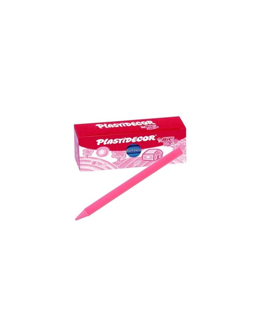 CAJA DE 25 PLASTIDECOR UNICOLOR ROSA