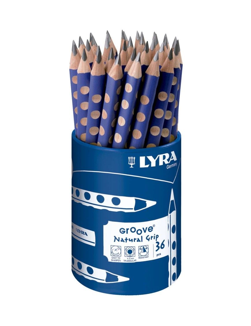 BOTE DE 36 LAPIZ LYRA GROOVE GRAFITO