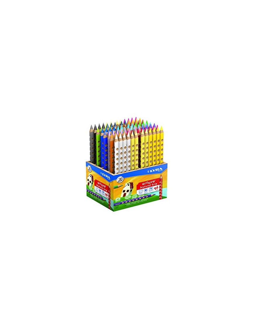 LAPICES COLOR LYRA GROOVE SCHOOLPACK 96 UNIDADES.