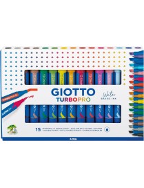 ROTULADOR TURBO PRO ACUARELABLE 15 UNID DOBLE PUNT