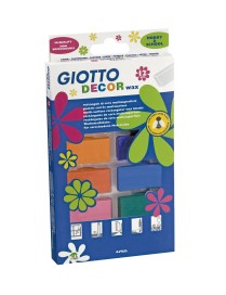 CERAS DECOR WAX CAJA 12 UNIDADES. GIOTTO