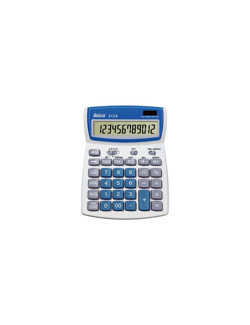 CALCULADORA IBICO 212X 12 DIGITOS.