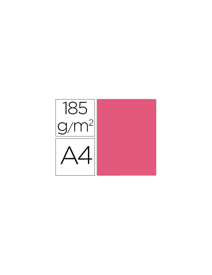 CARTULINA A4 FUCSIA Nº 11 IRIS 185GR.