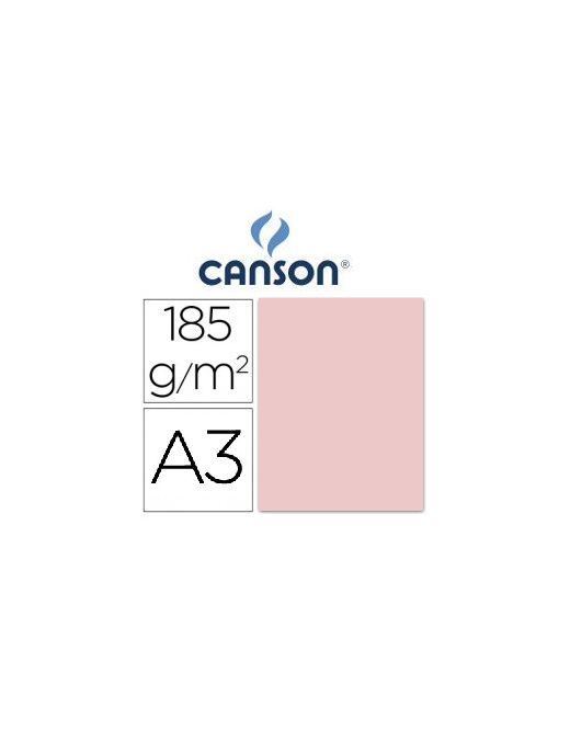 CARTULINA A3 ROSA IRIS 185GR.Nº10