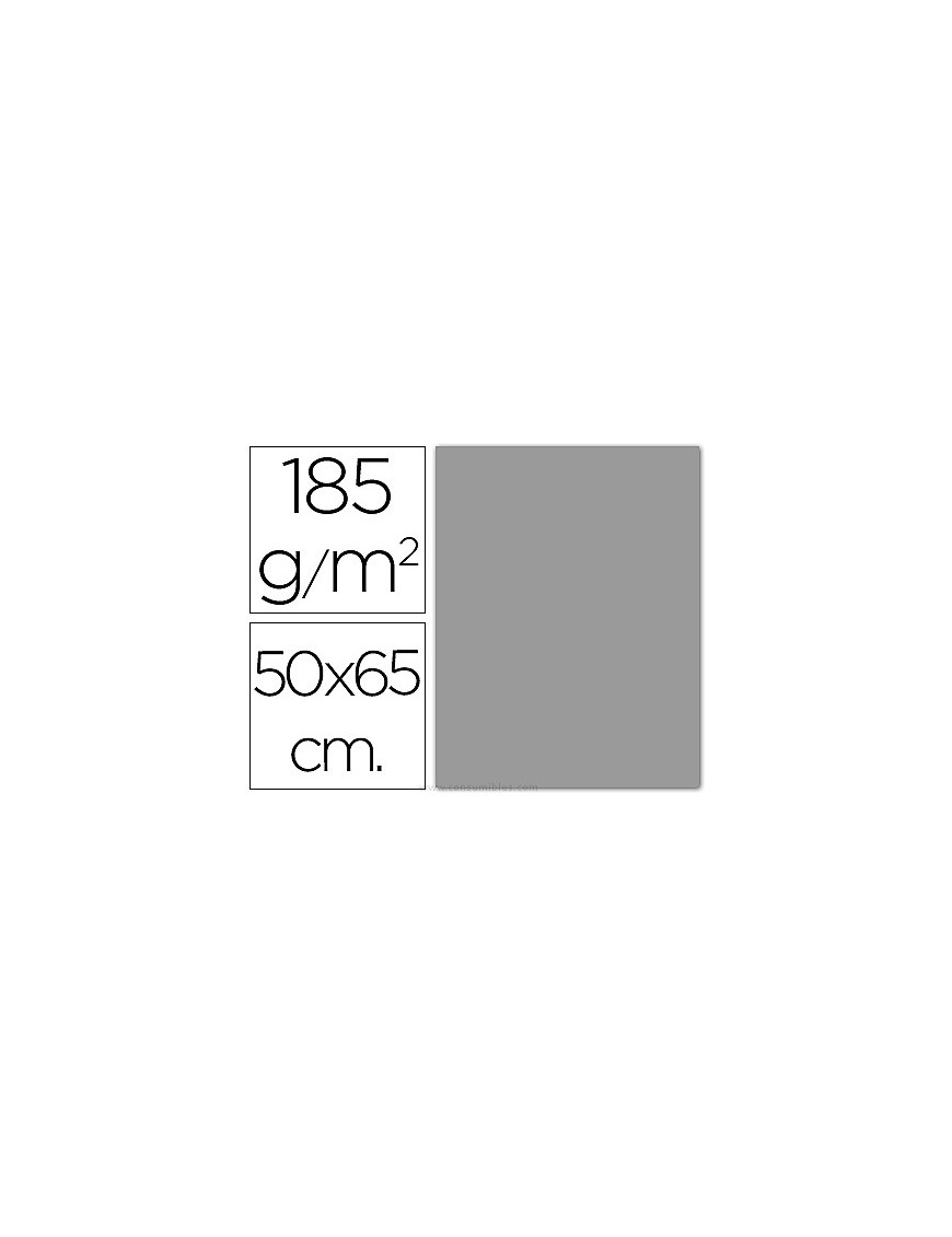 CARTULINA GRIS PERLA Nº35 50X65 IRIS 185GR.