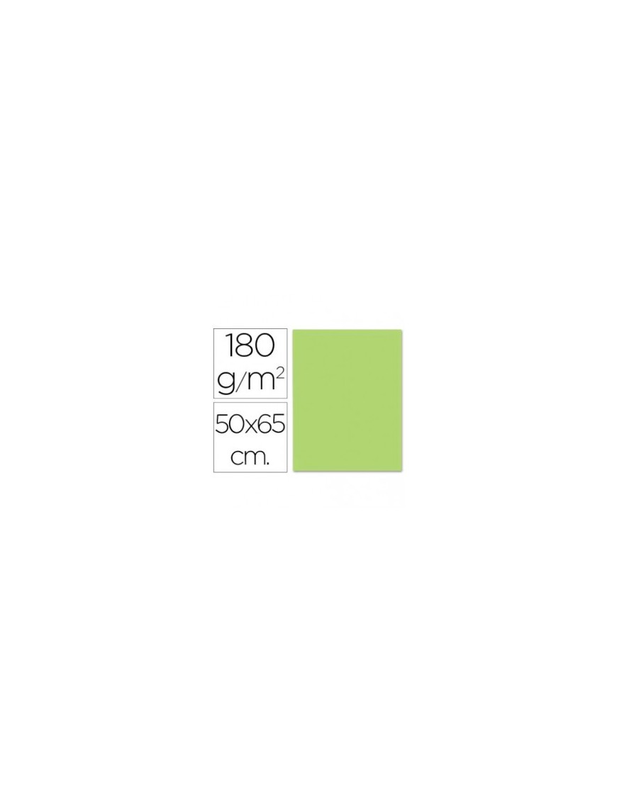 CARTULINA VERDE MENTA 50X65 IRIS 185GR Nº 87