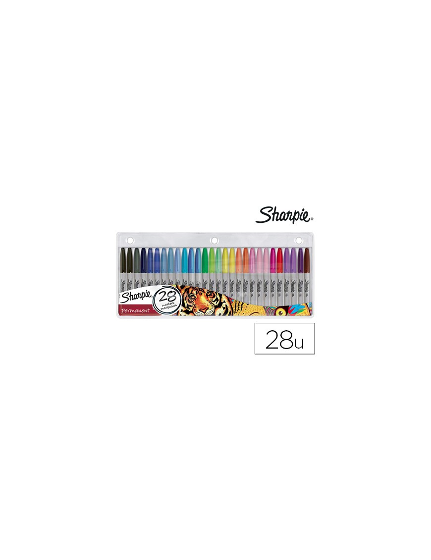 SHARPIE BLISTER 28 UDS ROTULADOR FINE