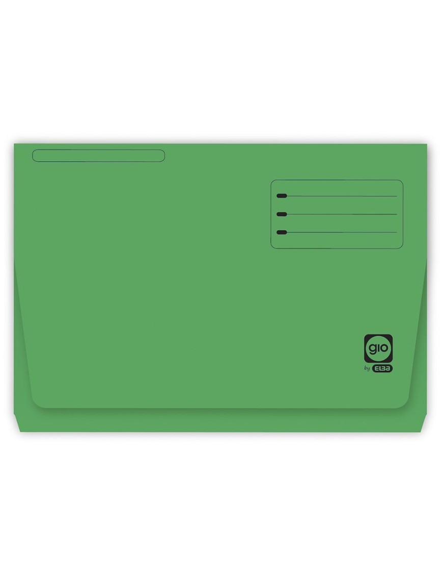 SUBCARPETA POCKET ELBA BOLSA Fº VERDE 25U