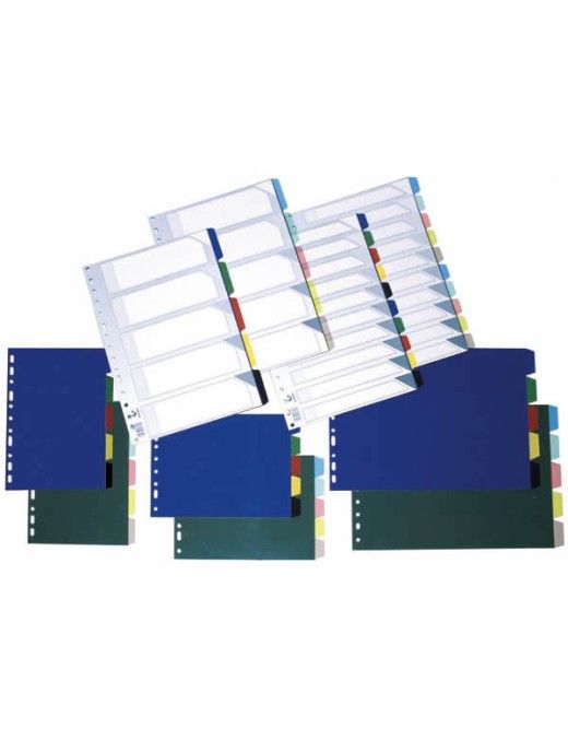 SEPARADOR 5 POSICIONES FOLIO PVC GRAFOPLAS 4027