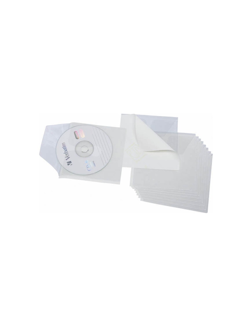 FUNDA PARA CD SIN TALADRO ADHESIVA GRAFOPLAS