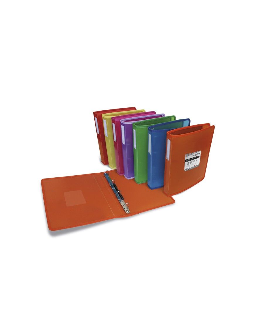 CARPETA ANILLAS 4A-40 BLACKLINE PP GRAFOPLAS