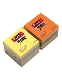 CUBO 400 NOTAS ADHESIVAS 51X51 FIXO PASTEL