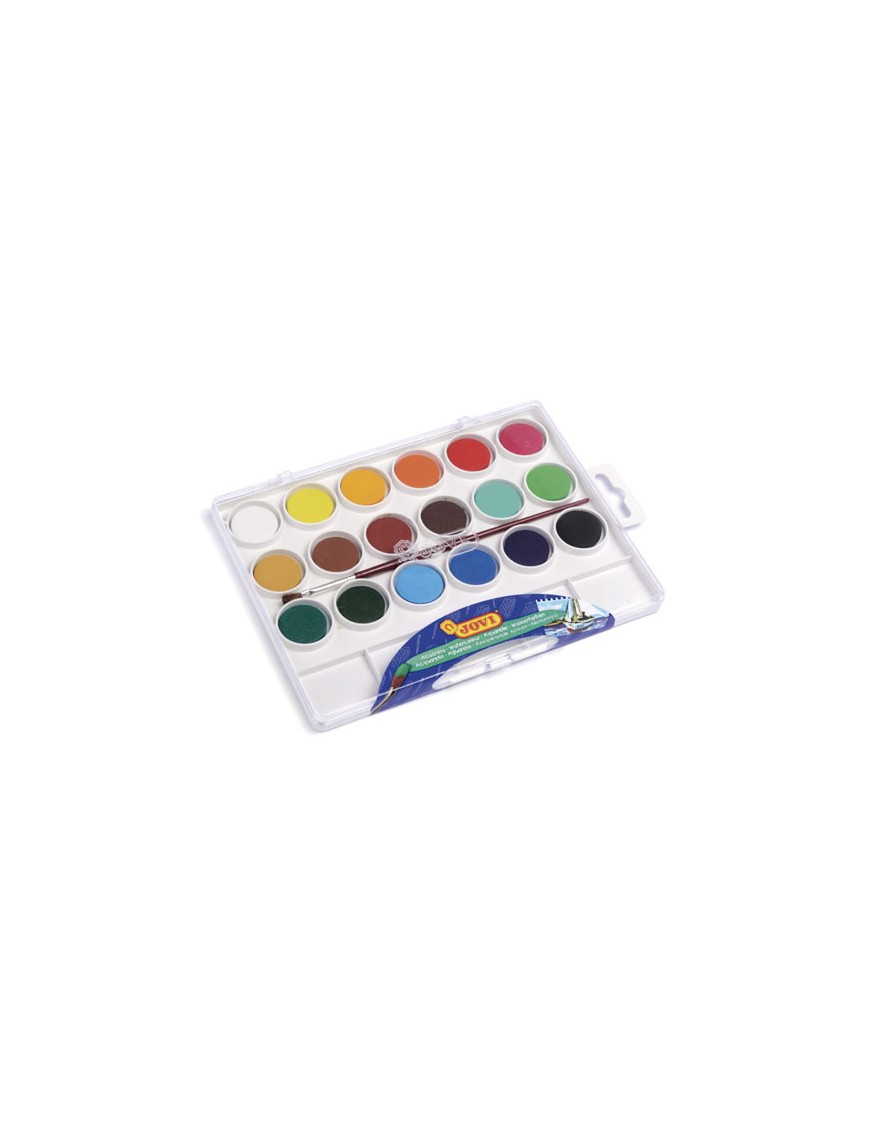 JOVI 18 ACUARELAS COLORES VARIADOS