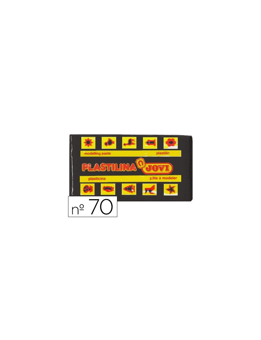 PLASTILINA JOVI NEGRA MODELO 70.