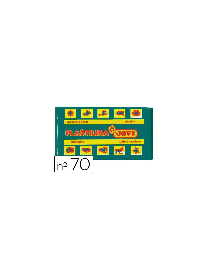 PLASTILINA JOVI VERDE OSCURO MODELO 70.