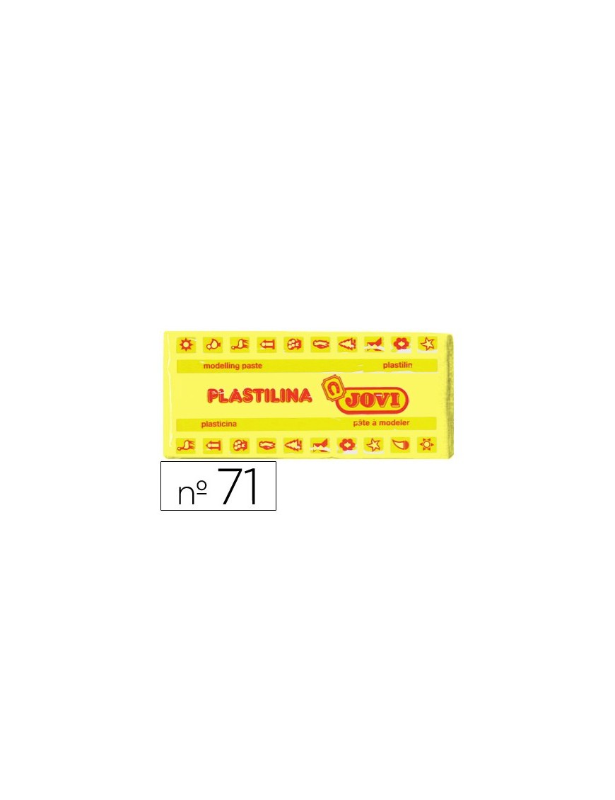 PLASTILINA JOVI AMARILLA MODELO 71.