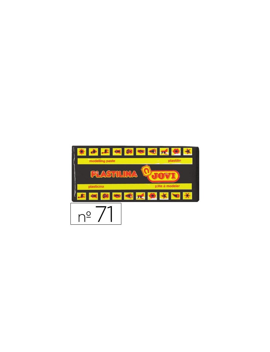 PLASTILINA JOVI NEGRA MODELO 71.