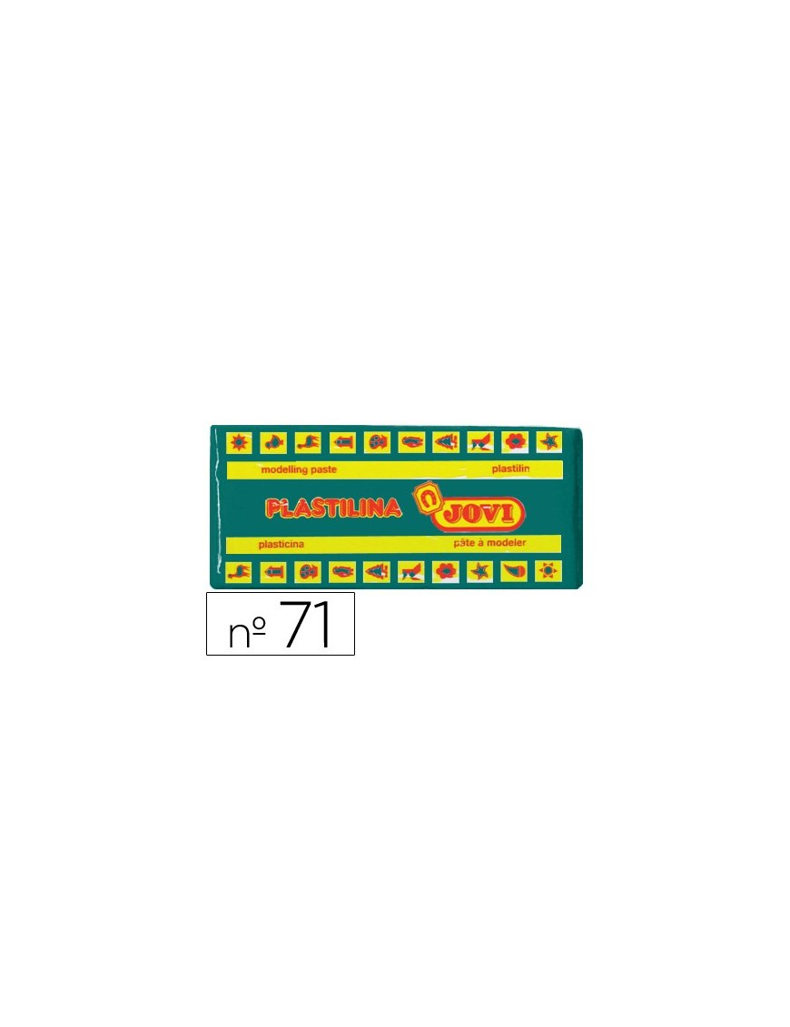 PLASTILINA JOVI VERDE OSCURO MODELO 71.