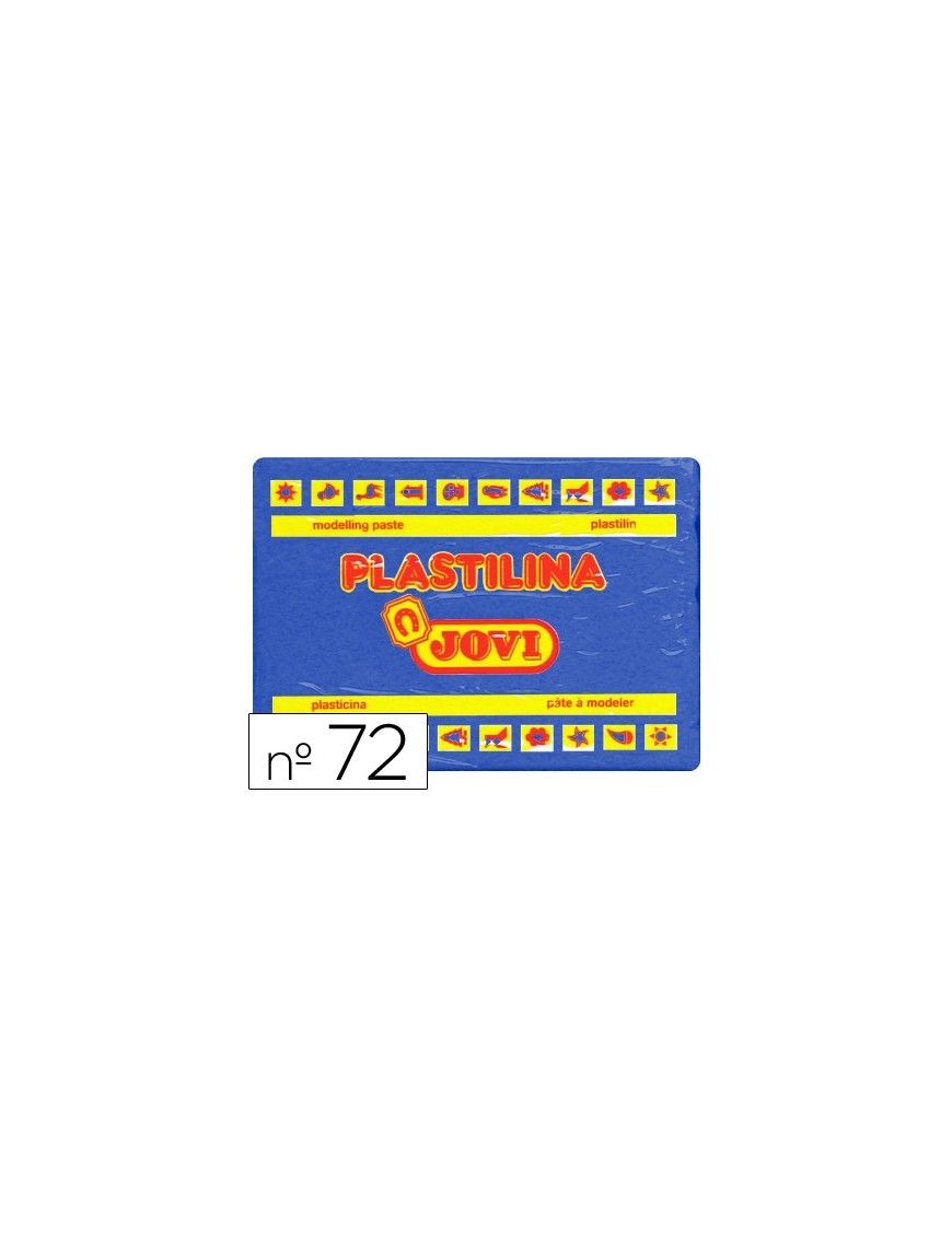 PLASTILINA JOVI AZUL OSCURO MODELO 72.