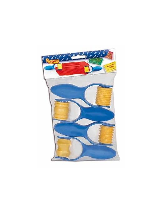 BOLSA 4 RODILLOS PARA PLASTILINA JOVI.