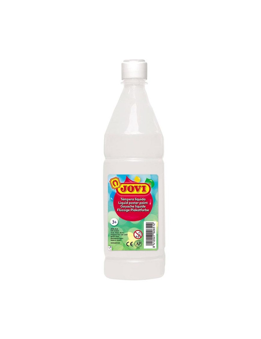 TEMPERA LIQUIDA JOVI 500 ML. BLANCO.