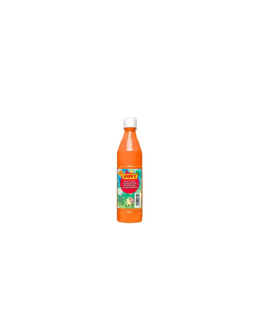 TEMPERA LIQUIDA JOVI 500 ML. NARANJA.
